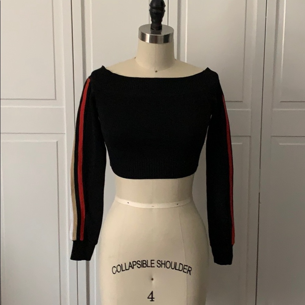 Everybody Talks Knit crop top